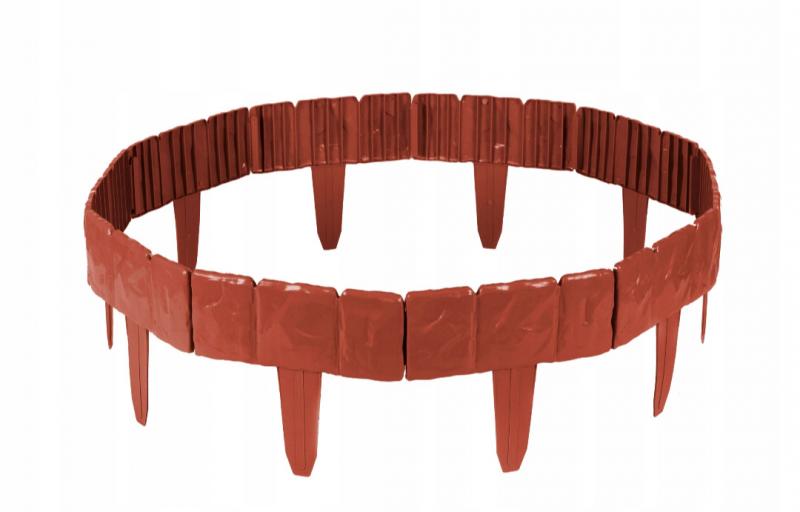 Palisada ogrodowa wysoka obrzeże border ceglasty 2,4m płotek GeoBorder